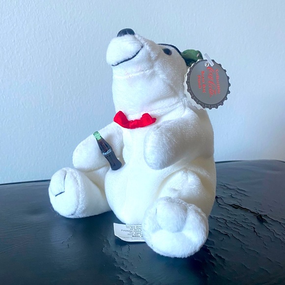 NWT 1997 Coca Cola Polar Bear 6" Tall Stuff Animal
Character Bean Bag Plush - Picture 1 of 9
